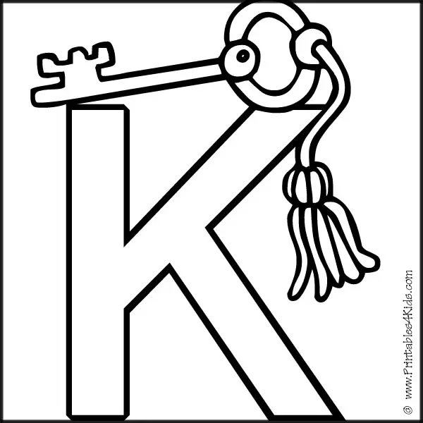 k coloring pages for kids - photo #41