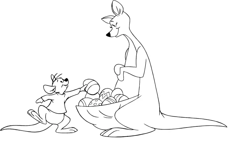 kanga winnie the pooh coloring pages - photo #21